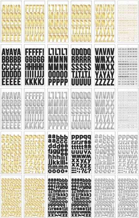 Paper House Productions - Alphabet Stickers - Alphabooks Classic Block