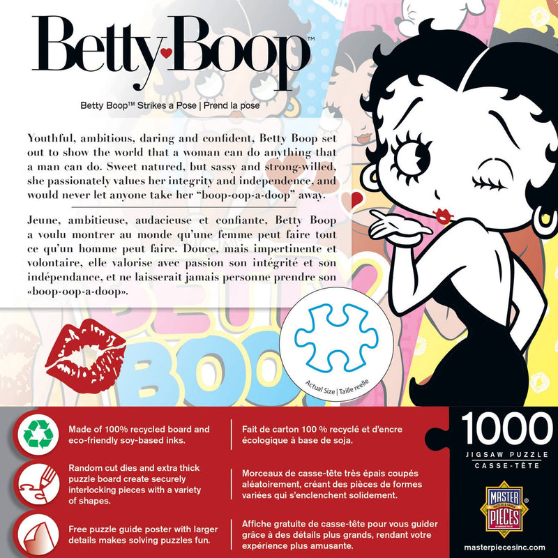 Masterpieces Puzzles - Betty Boop - Strikes a Pose 1000 Piece Puzzle