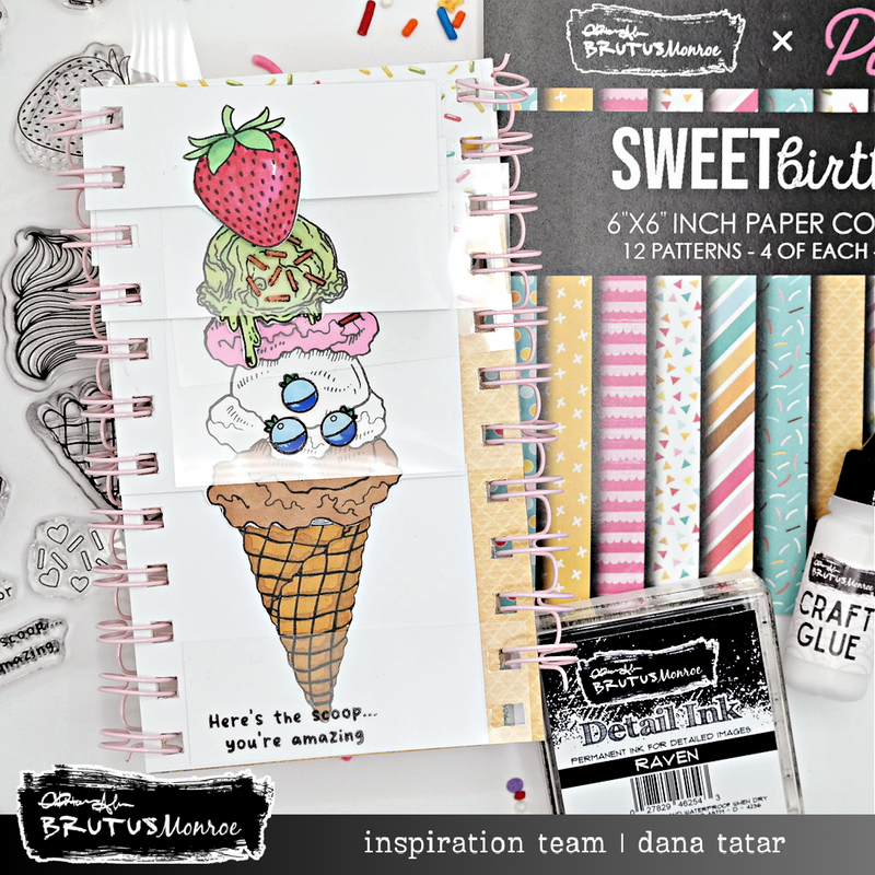 A Scoop of Kindness | 4x4 Stamp