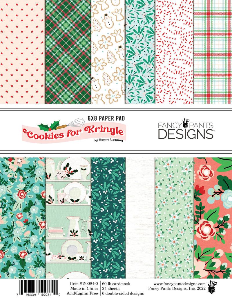Fancy Pants Designs - Cookies for Kringle - 6x8 Paper Pad