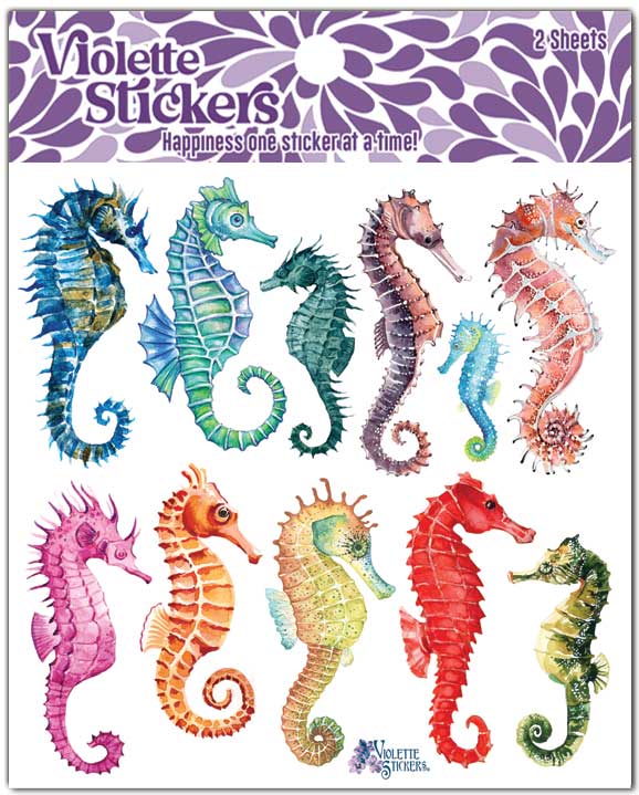 Seahorse | Stickers K47 | Violette Stickers