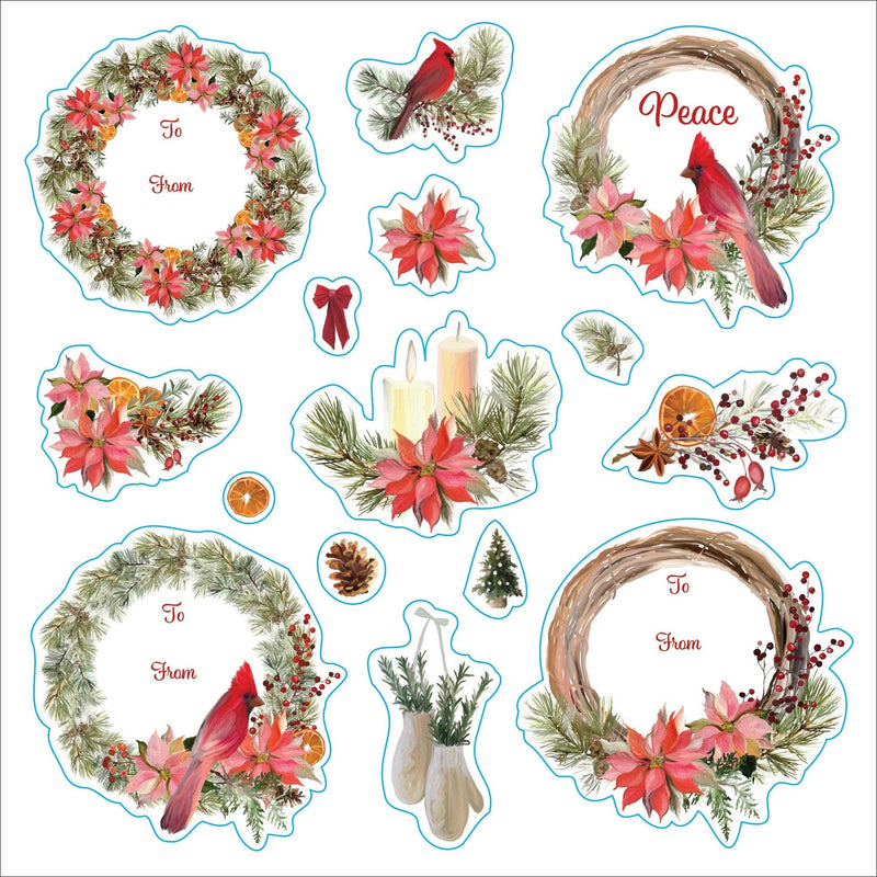 Merry & Bright Christmas!  | Sticker Book  | Peter Pauper Press