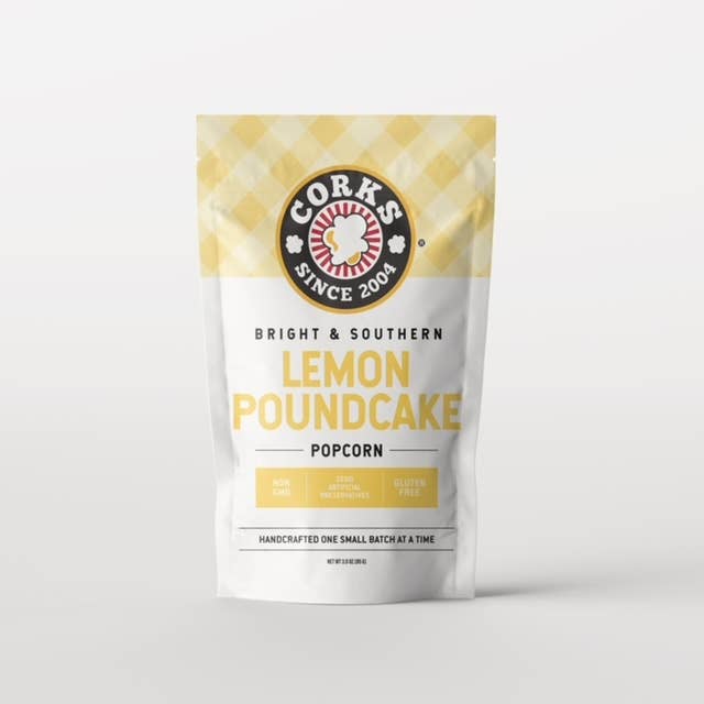 Corks Popcorn - Lemon Pound Cake Popcorn - 3.0 oz