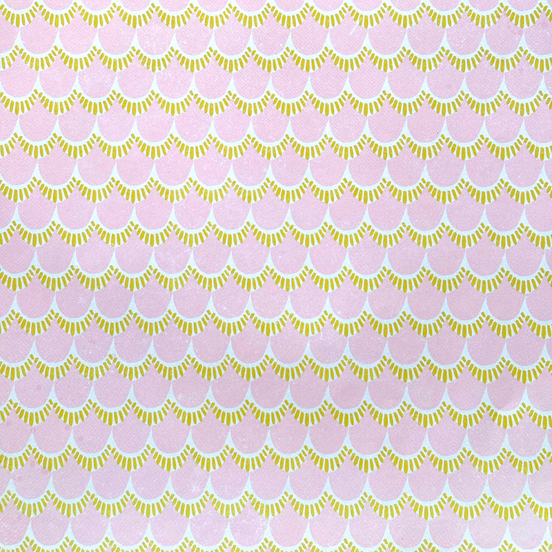 Pink Scallops | 12 x 12 Paper