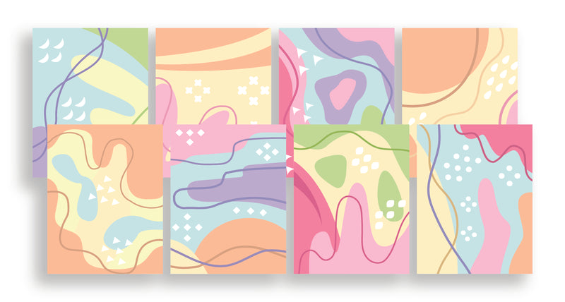 Abstract Doodle | Card Panels