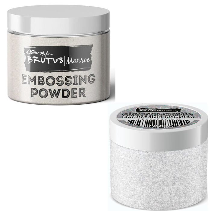 Embossing Powder Bundle | Alabaster & Alabaster Sparkle