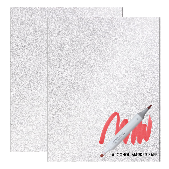 Glitterstock | Silver | Alcohol Marker Safe