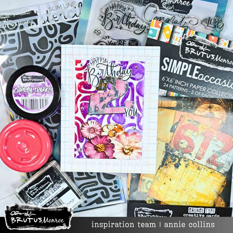 Bold Doodles | Slimline Stencil