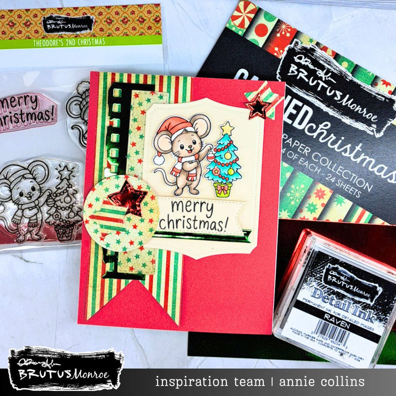 Theodore's 2nd Christmas | 4x4 Stamp Set