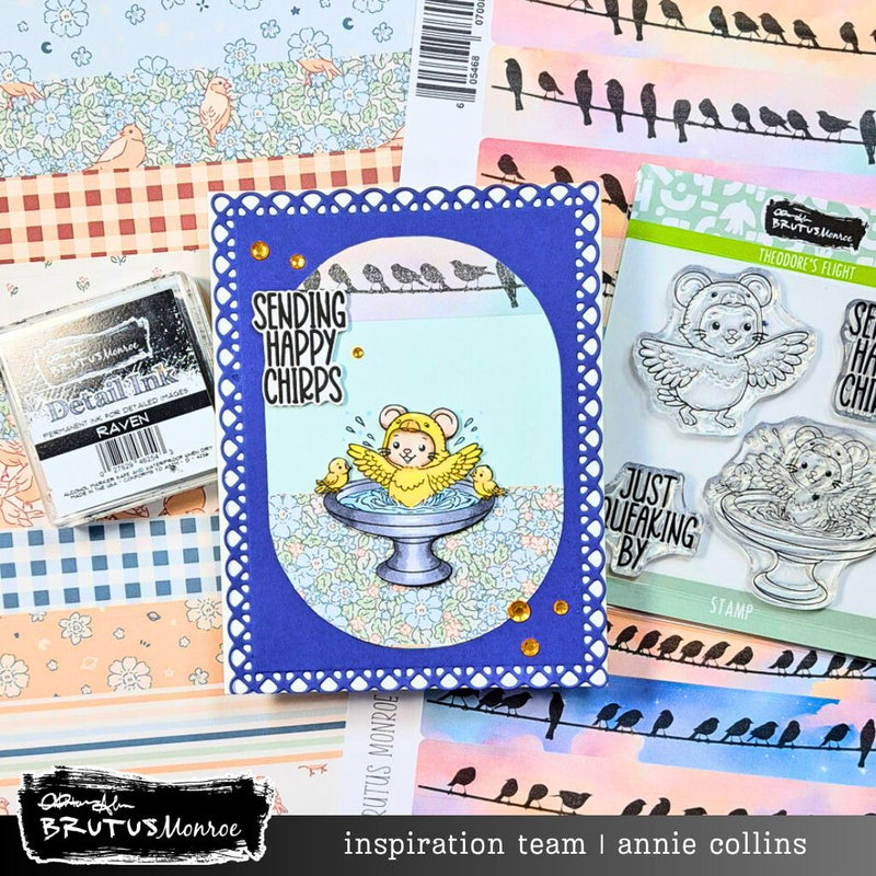 Theodore's Flight | 4x4 Stamp Set