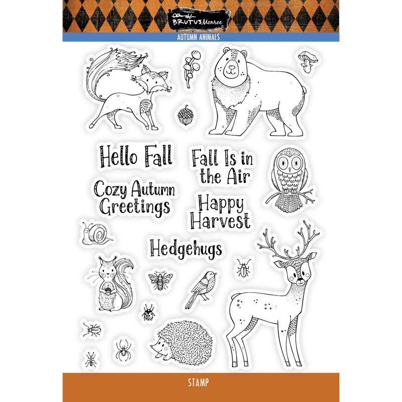 Autumn Animals | 6x8 Stamp Set