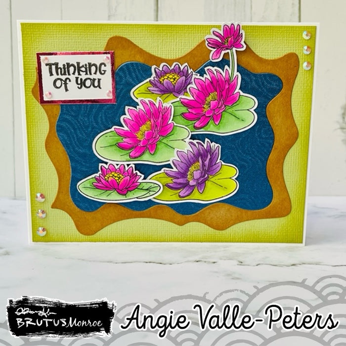 Water Lilies 3x4 Stamp Set
