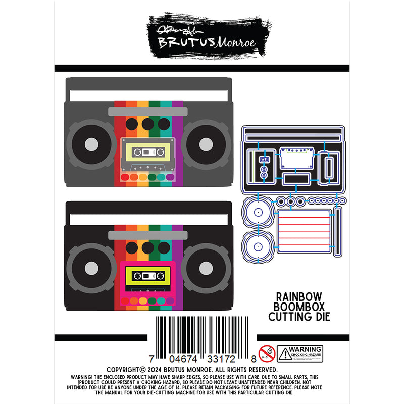 Rainbow Boombox | Cutting Die
