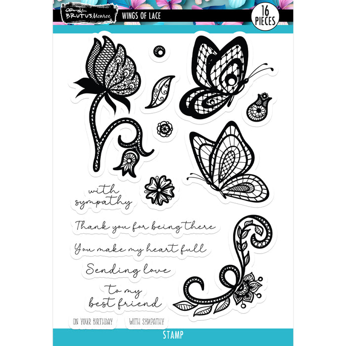 Wings of Lace 6x8 Stamp Set