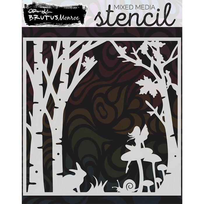 Storybook Forest Mixed Media Stencil