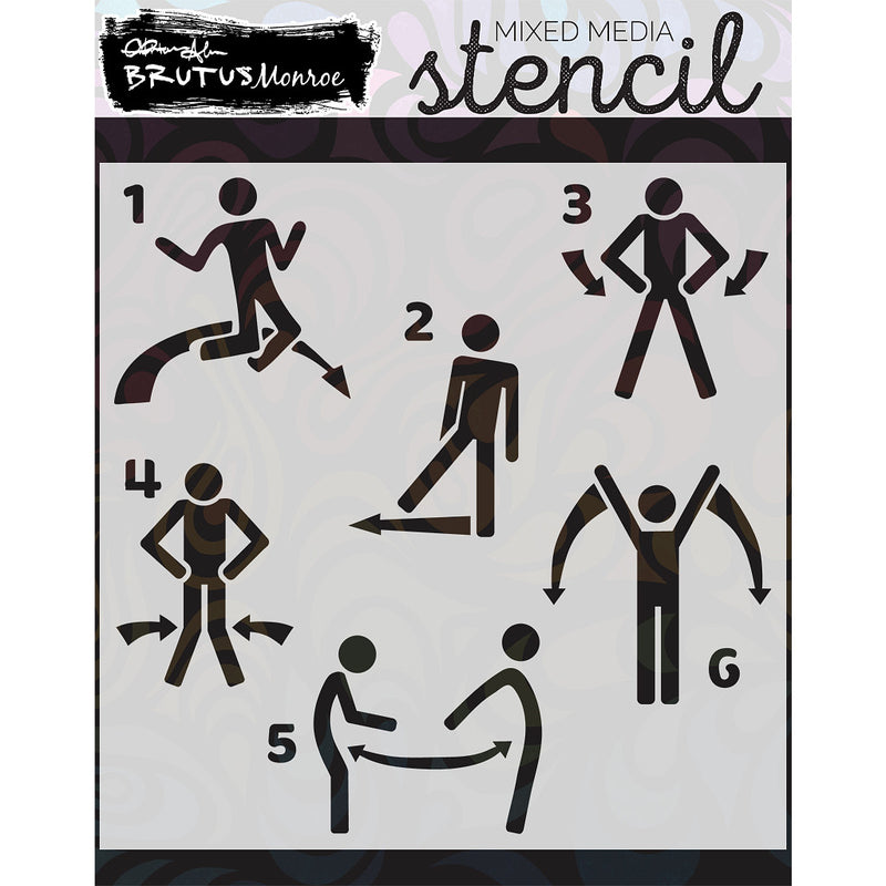 Let's Dance | Mixed Media Stencil