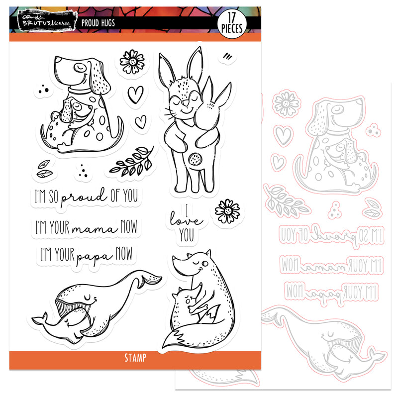 Proud Hugs | 6x8 Stamp