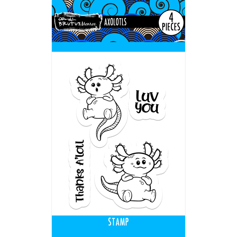 Axolotls | 2x3 Stamp