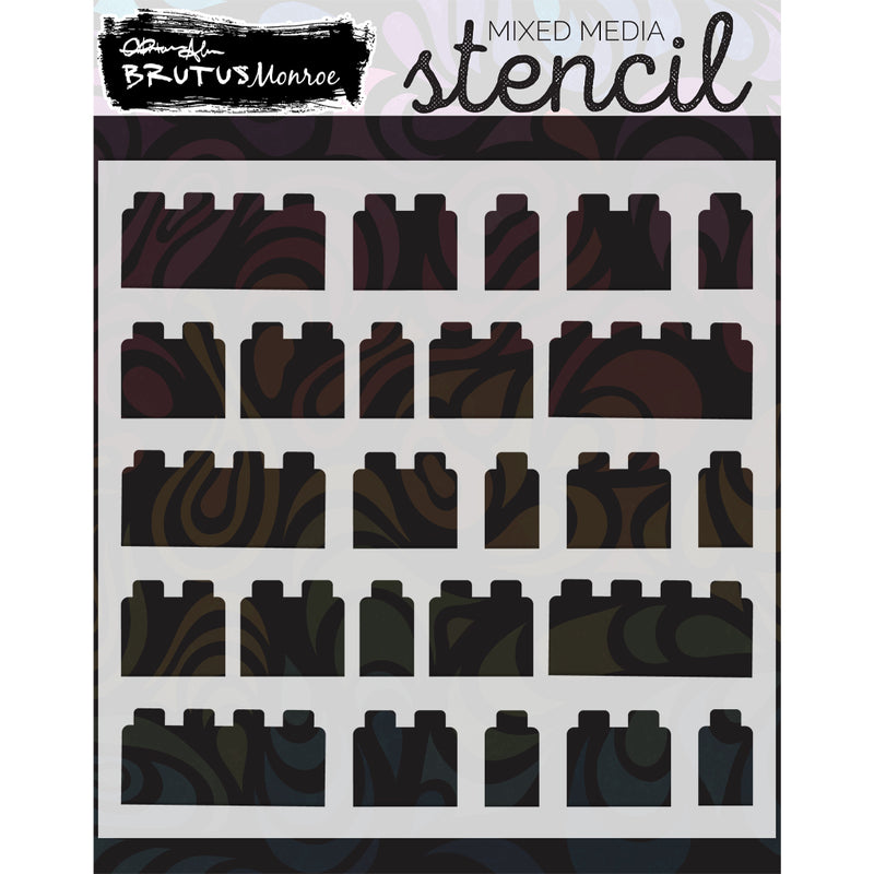 Master Builder | Mixed Media Stencil