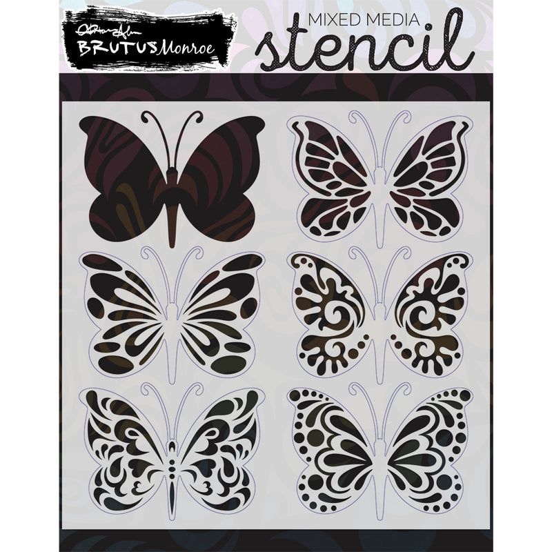 Build a Butterfly |  Mixed Media Stencil