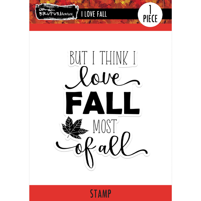 I Love Fall 4x4 stamp set
