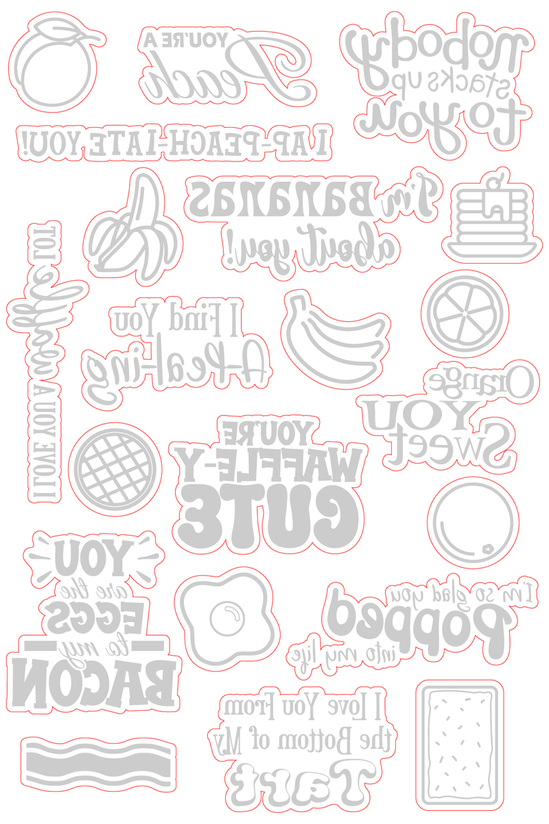 Breakfast Puns | Coordinating Die