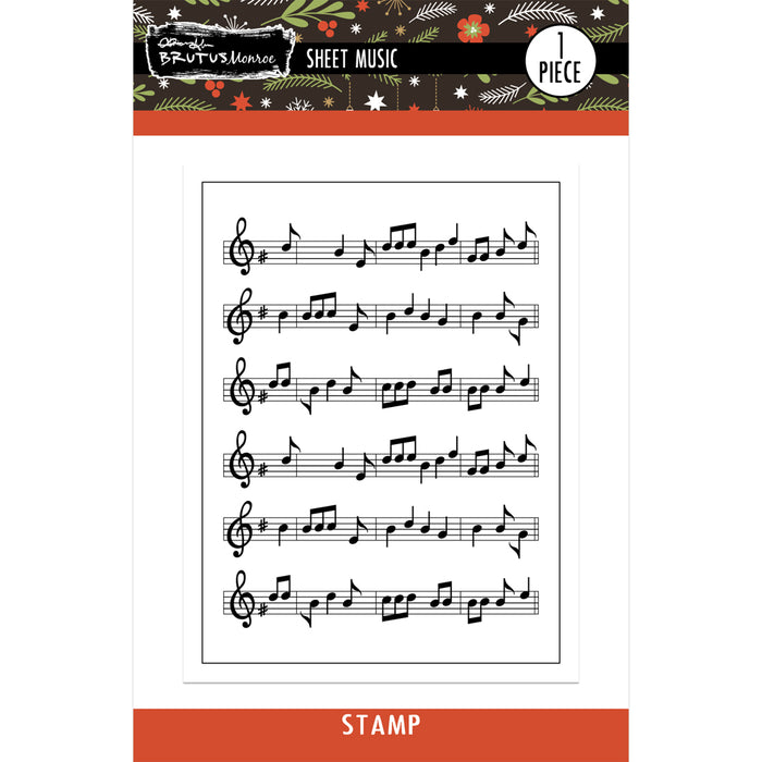 3x4 Sheet Music Stamp