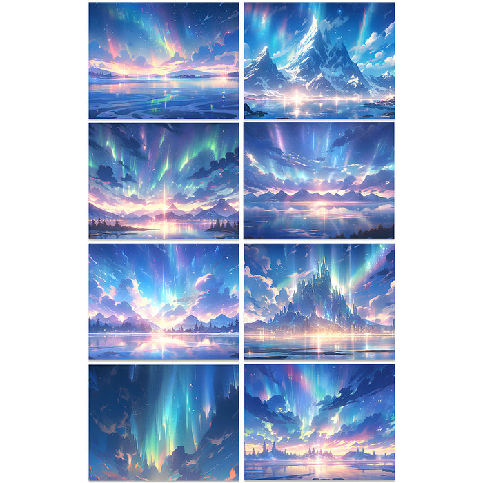 Northern Lights-Card Panels
