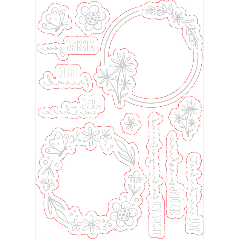 Inspirational Wreath | Coordinating Die