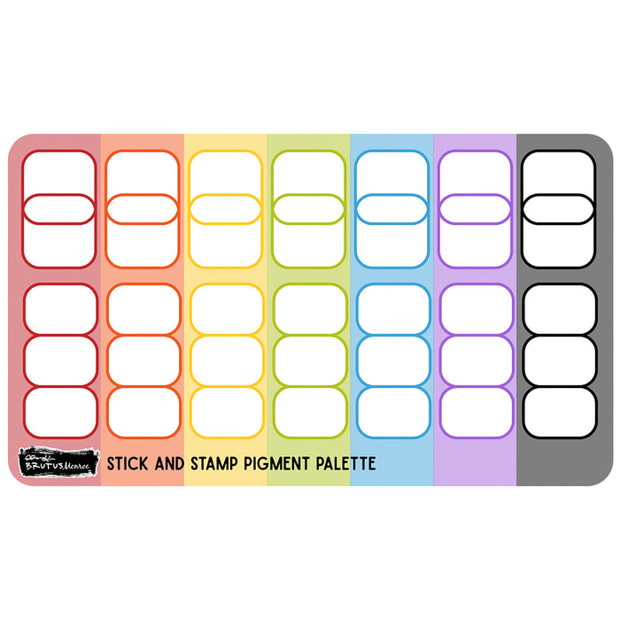 Stick and Stamp Pigment Palette