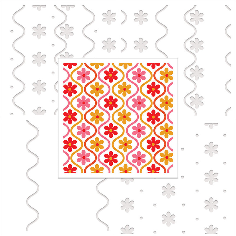 Revival | Mixed Media Layering Stencil