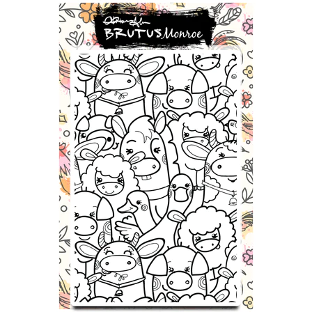 Barnyard Crowd | 4x6 Stamp