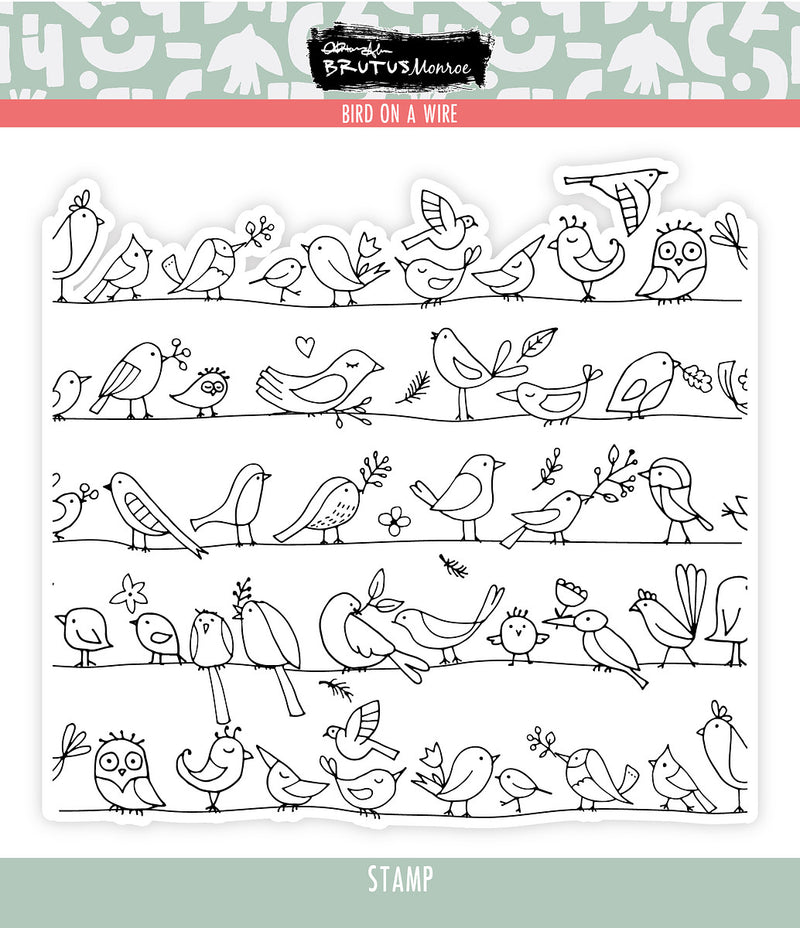 Bird on a Wire | 6x6 Stamp Set