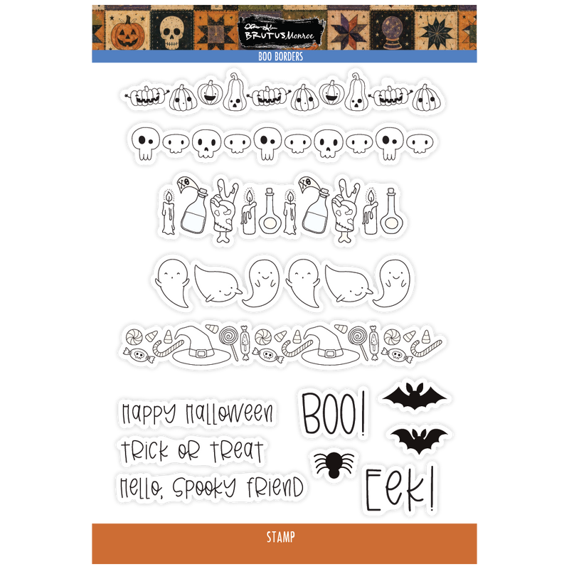 Boo Borders | 6x8 Stamp Set