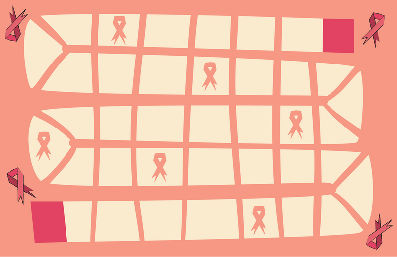 ‍Pink Ribbon Game Piece (100% off)