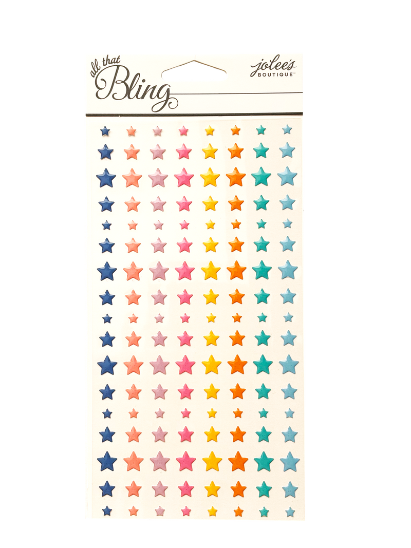 Bright Enamel Star Stickers