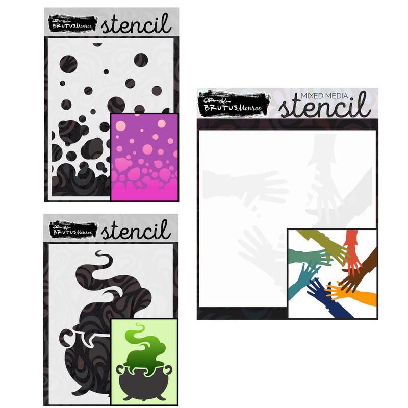 Bubbles and Broomsticks | Stencil Bundle
