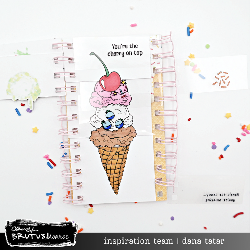 A Scoop of Kindness | 4x4 Stamp