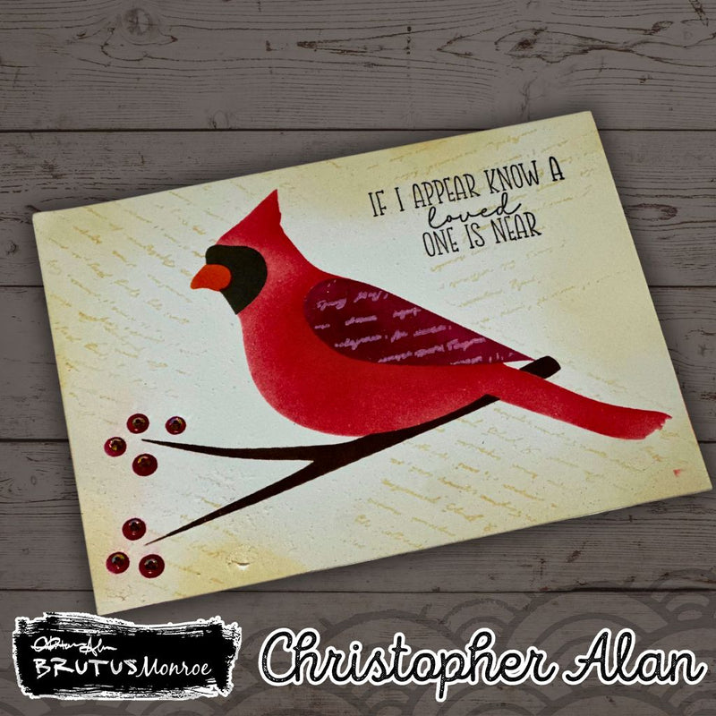 Cardinal Wings | A2 Layering  Stencil