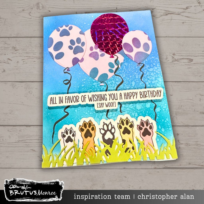 Bunch of Balloons | Mixed Media Stencil