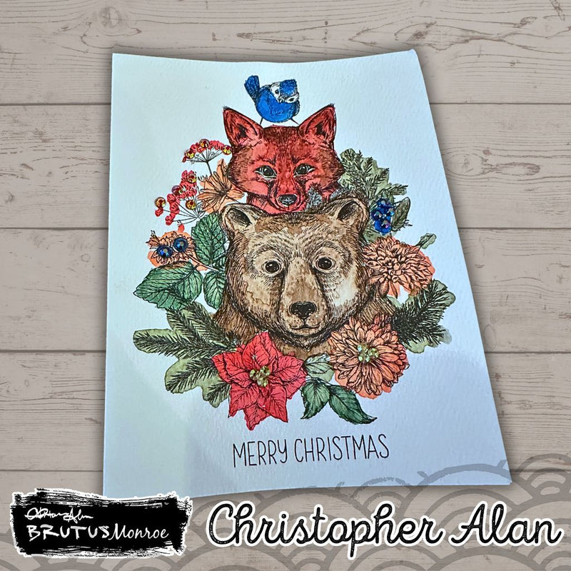 Winter Woodland | Watercolor Card Panels