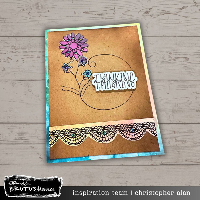 Floral Frames | Printed Chipboard