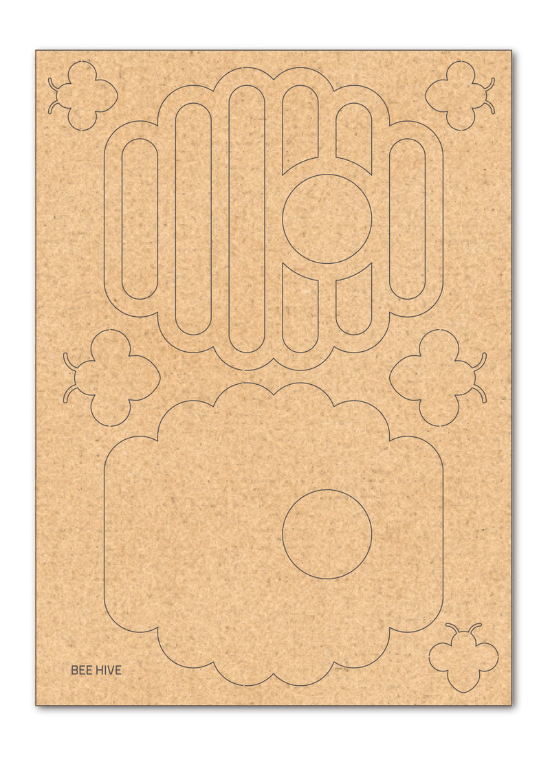 Bee Hive | Chipboard