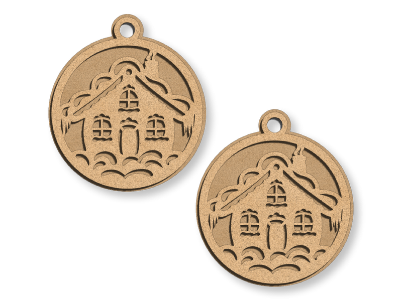 Cabin | Ornaments | Chipboard