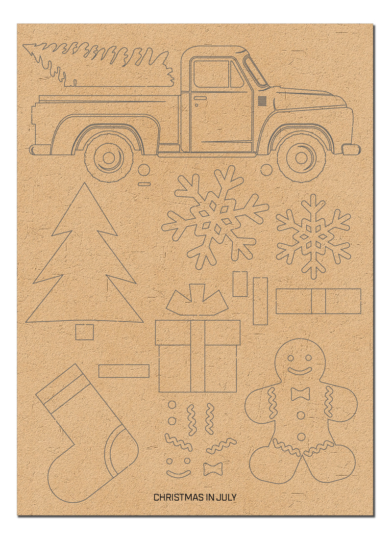 Christmas in July | Chipboard