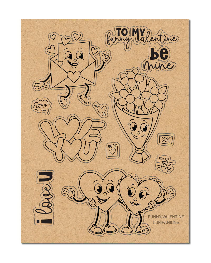 Funny Valentine| Chipboard Companions