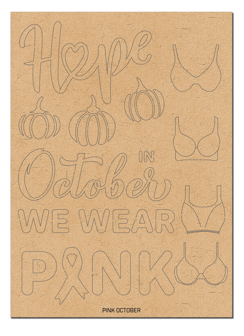 Pink October | Chipboard