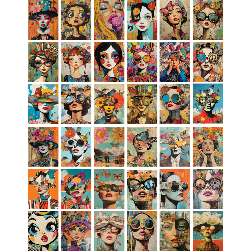 Pop Art Portraits | Creative Cards