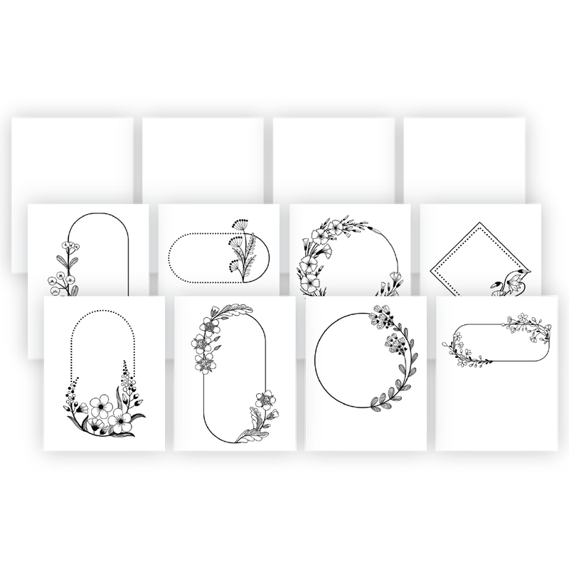 Elegant Florals | Card Panels