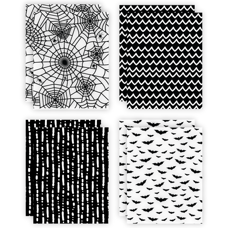 Little Boo Boo's |  B&W Card Panels